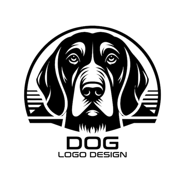 Diseño de logotipo vectorial para perros