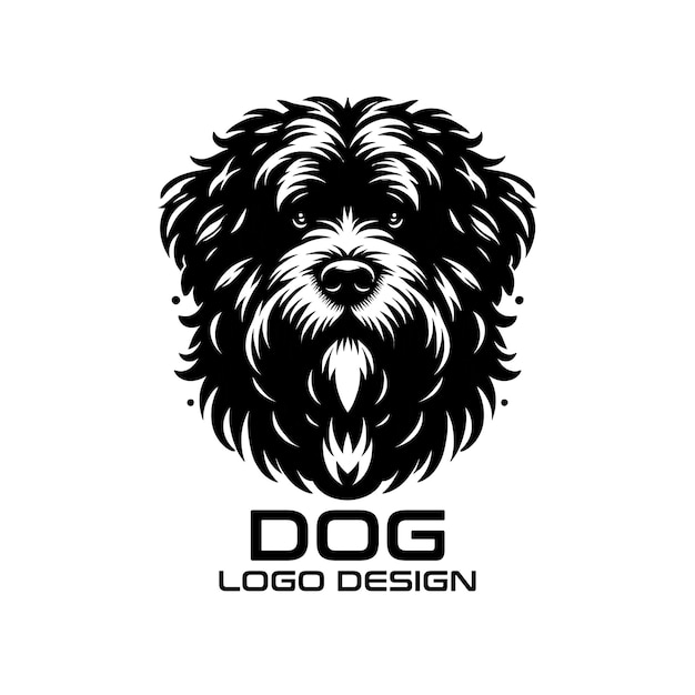 Diseño de logotipo vectorial para perros