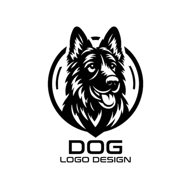 Diseño de logotipo vectorial para perros