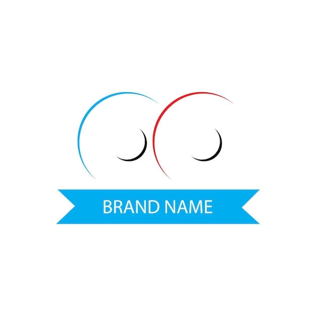 Diseño del logotipo vectorial de la plantilla de iconos de donuts