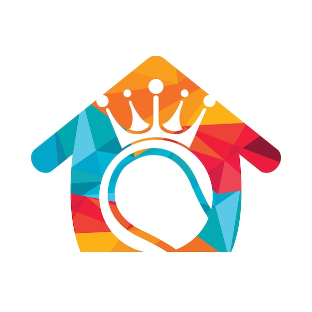 Diseño del logotipo vectorial del rey del tenis