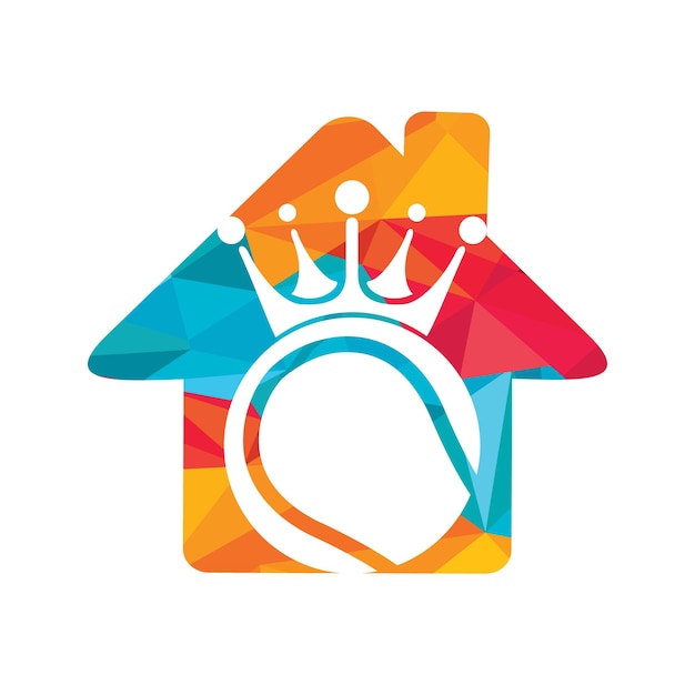 Diseño del logotipo vectorial del rey del tenis