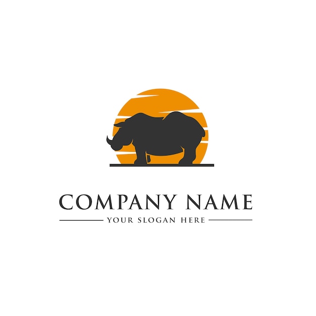 diseño de logotipo vectorial sobre animales