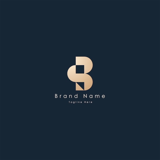 Diseño de logotipo vectorial SP arte vectorial