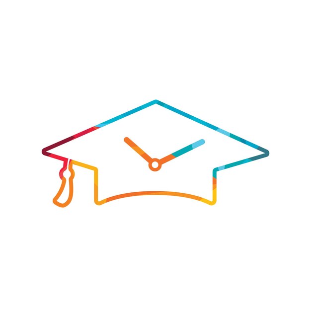 Diseño de logotipo vectorial de tiempo de estudio