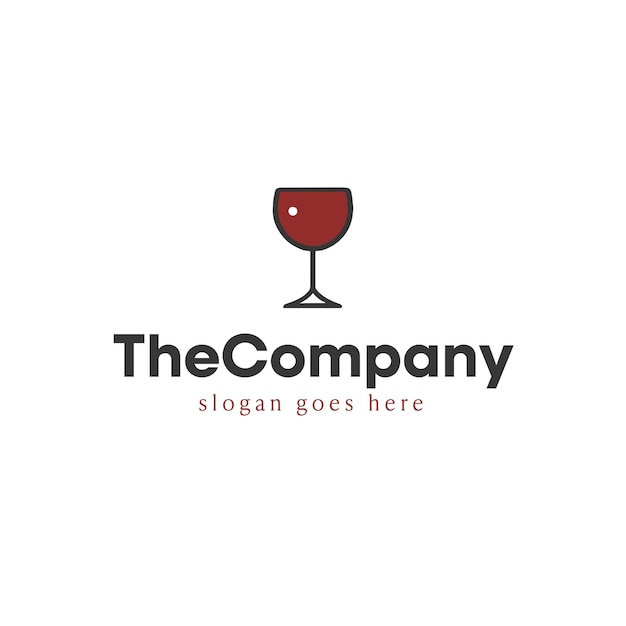 Diseño de logotipo vectorial de vino GRATIS