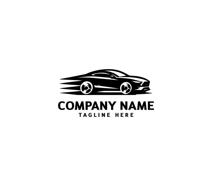 Diseño de logotipo de velocidad vectorial de automóviles Logotipo de automóviles de carreras de velocidad Logotipo de coches rápidos Logotipo de autos deportivos