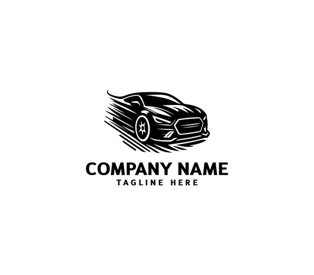 Diseño de logotipo de velocidad vectorial de automóviles Logotipo de automóviles de carreras de velocidad Logotipo de coches rápidos Logotipo de autos deportivos