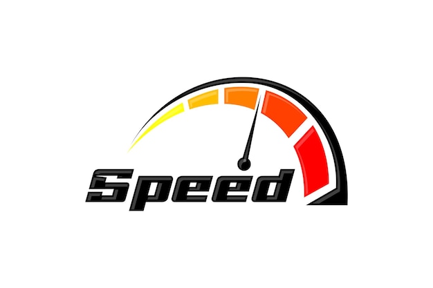 Diseño del logotipo del velocímetro