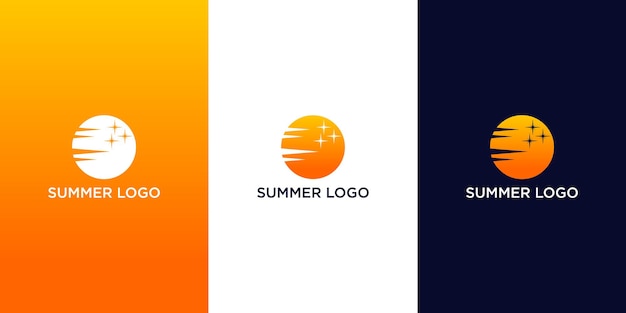 diseño de logotipo de verano