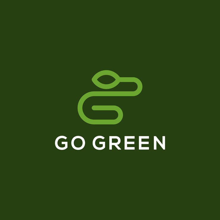 Diseño de logotipo verde letra G