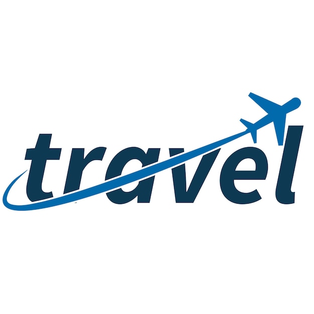 Diseño del logotipo del viaje de vacaciones