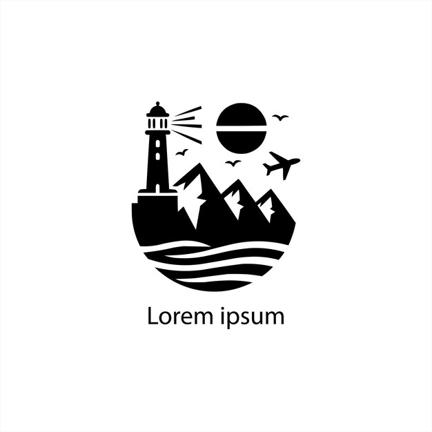 un diseño de logotipo de viaje