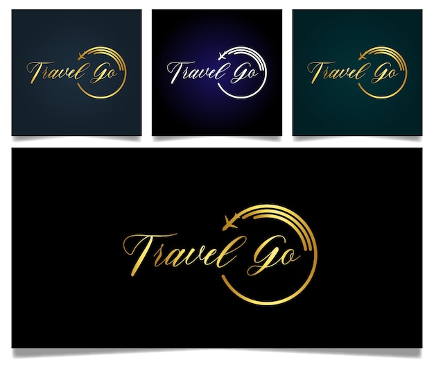 Diseño de logotipo de viaje