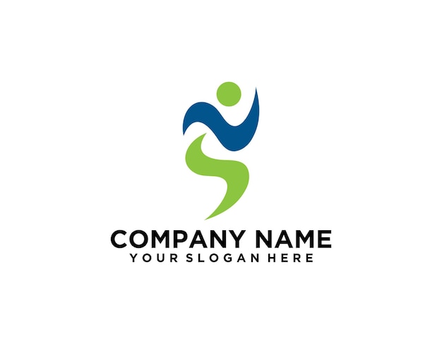 Diseño de logotipo de vida saludable