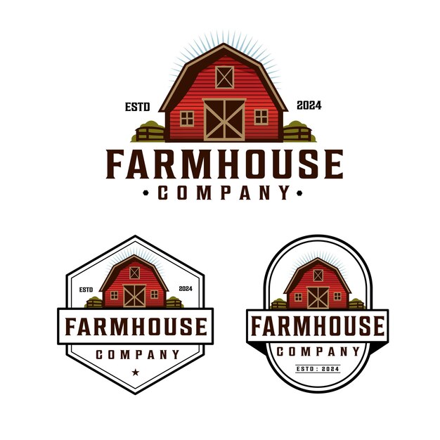 diseño de logotipo vintage con archivo vectorial editable