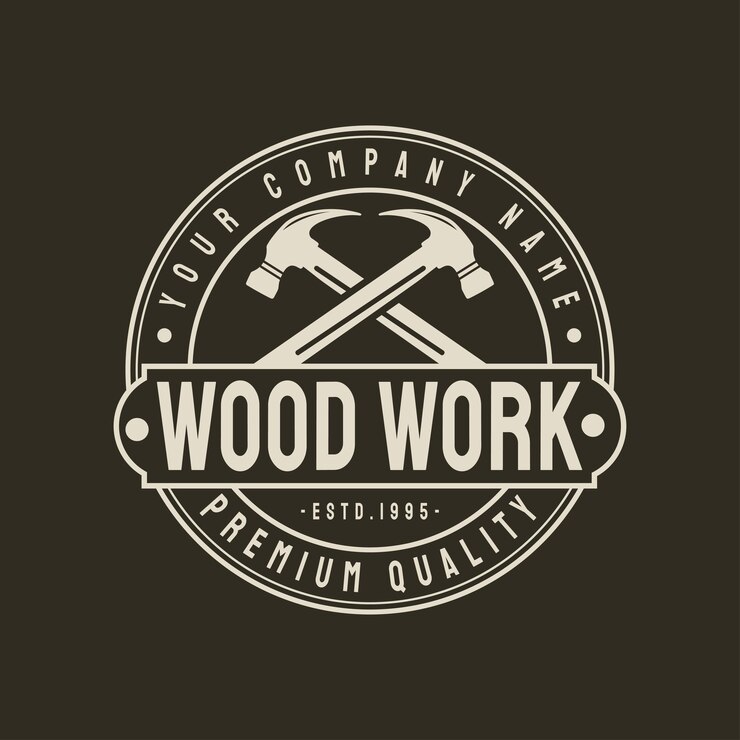 Diseño de logotipo vintage retro de reparación de herramientas de construcción de manitas