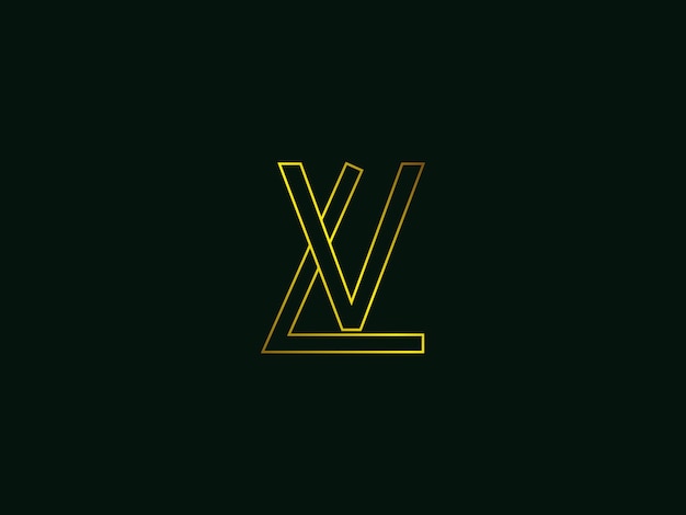 Vector diseño de logotipo vl