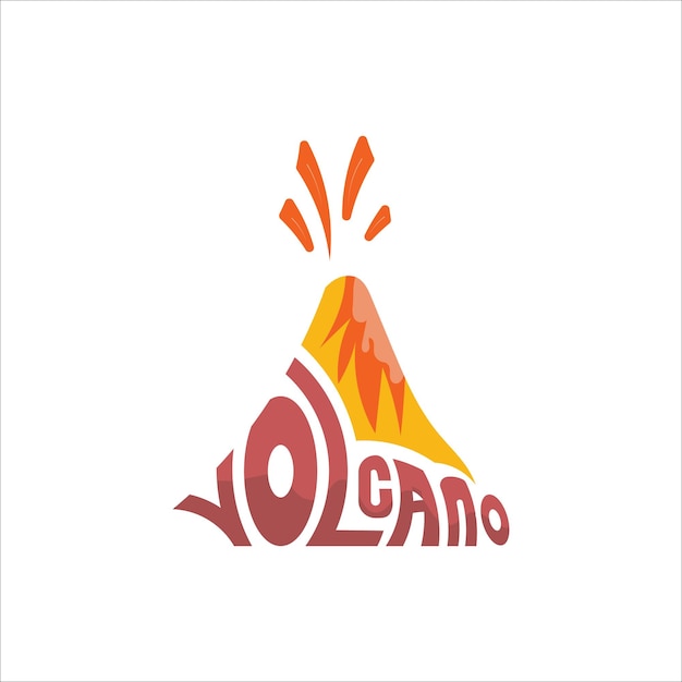 Diseño del logotipo del volcán