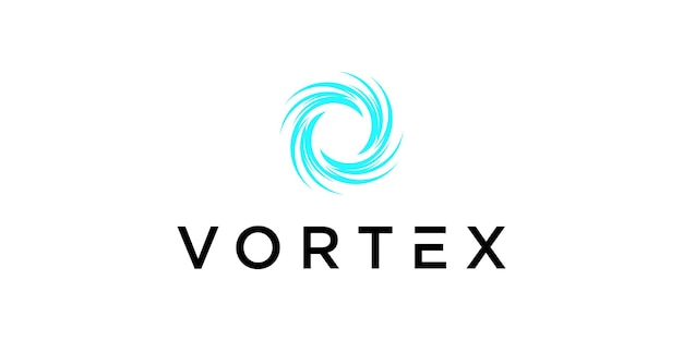 Diseño de logotipo Vortex Arte vectorial Iconos y gráficos vectorial premium