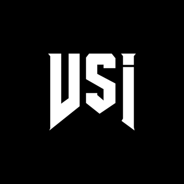 Diseño de logotipo de VSI para empresas tecnológicas VSI diseño de logotipo en blanco y negro combinación de colores VSI logotipo VSI vector VSI diseño VSI icono VSI alfabeto VSI tipografía diseño del logotipo