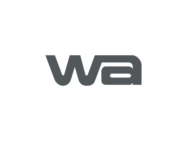 diseño de logotipo WA