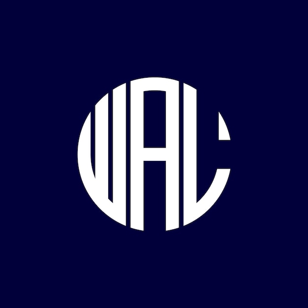 Diseño del logotipo de wal circle