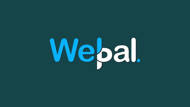 Vector diseño del logotipo de web pal