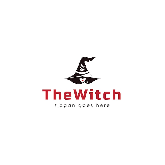 Diseño del logotipo de Witch Vector