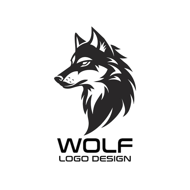 Diseño del logotipo de Wolf Vector