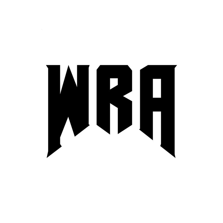 Vector diseño de logotipo de wra para una empresa de tecnología wra diseño de logotipo combinación de colores blanco y negro wra logotipo wra vector wra diseño wra icono wra alfabeto wra tipografía diseño del logotipo
