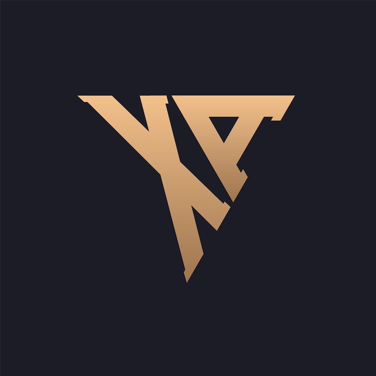 Vector diseño de logotipo xa moderno minimal elegante y lujoso logotipo xa elegante triángulo monograma letra diseño de logotipo x a para la identidad empresarial corporativa de la marca