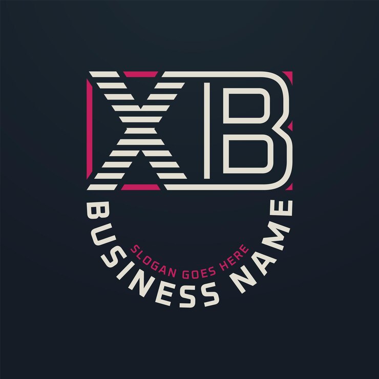Vector diseño de logotipo de xb premium xb diseño de logotipo de negocios modernos