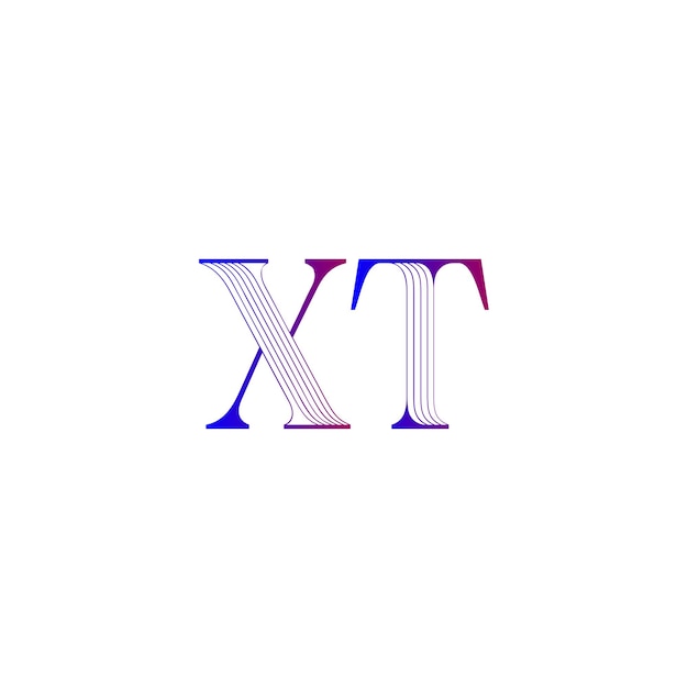 Diseño del logotipo de xt