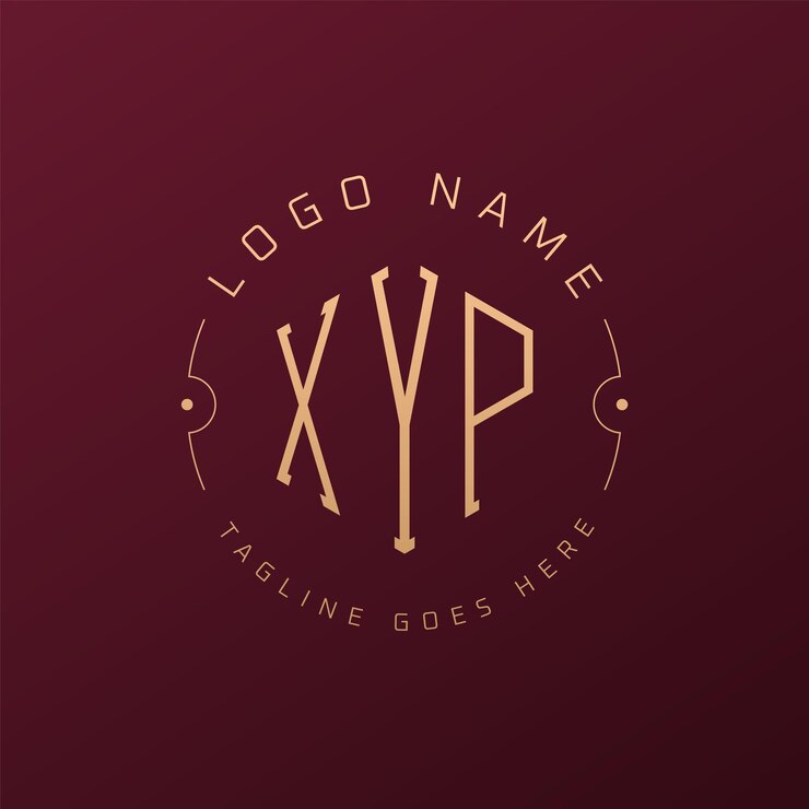 Vector diseño de logotipo xyp de lujo letra elegante xyp monograma logotipo minimalista poligono xyp template de diseño de logotipo