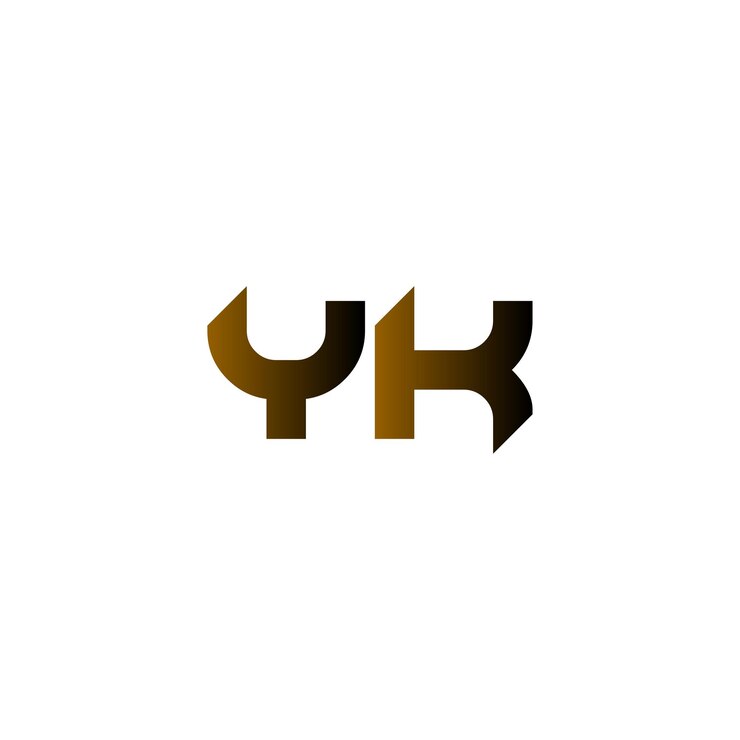 Vector diseño del logotipo yk