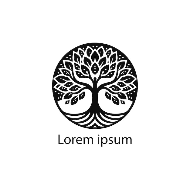 un diseño de logotipo de yoga para la empresa