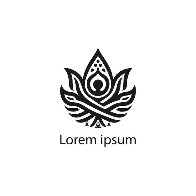 un diseño de logotipo de yoga para la empresa