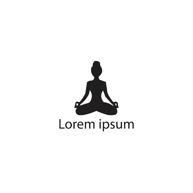 un diseño de logotipo de yoga para la empresa