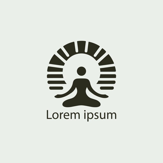 Un diseño de logotipo de yoga para su marca