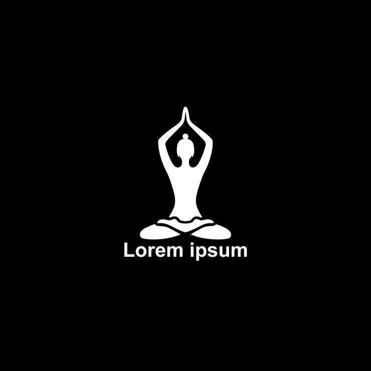 diseño de logotipo de yoga