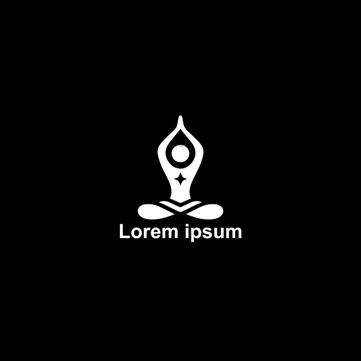 diseño de logotipo de yoga
