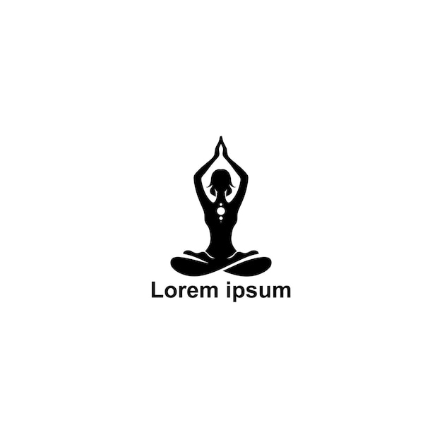 diseño de logotipo de yoga
