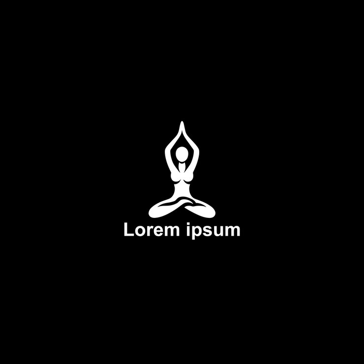 diseño de logotipo de yoga