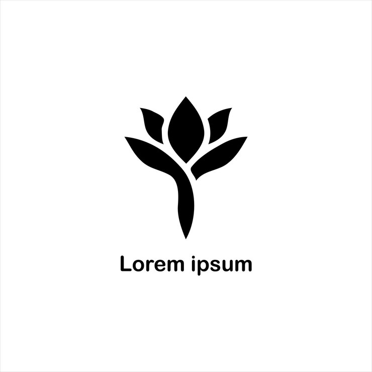 un diseño de logotipo de yoga.