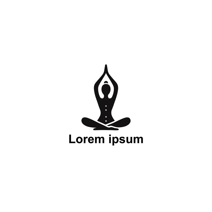 diseño de logotipo de yoga