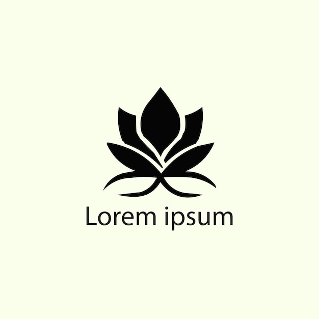 Un diseño de logotipo de yoga