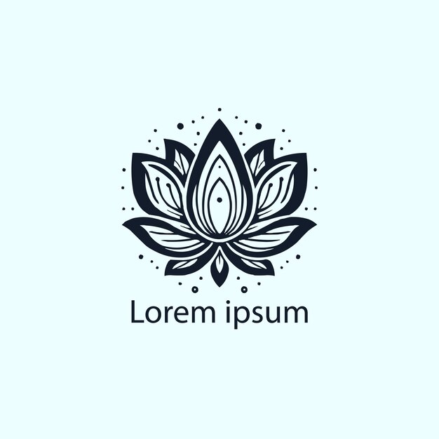 Un diseño de logotipo de yoga.