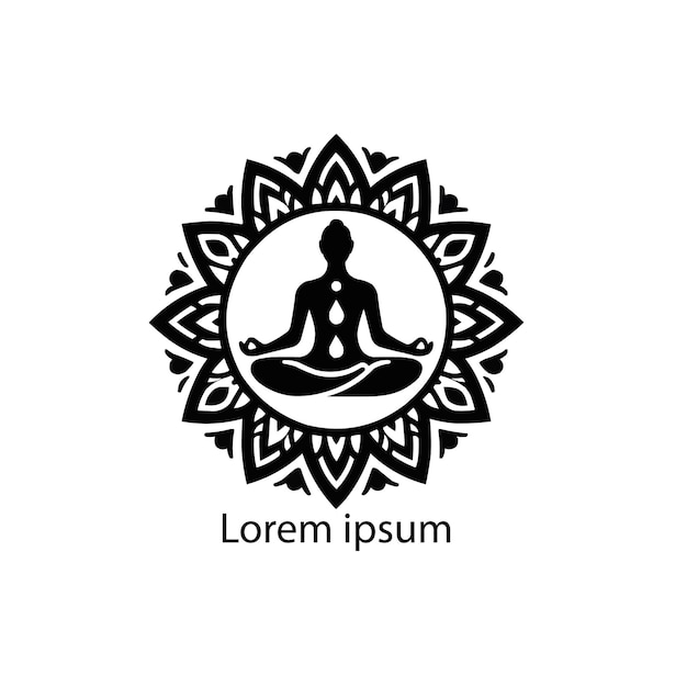 diseño de un logotipo de yoga