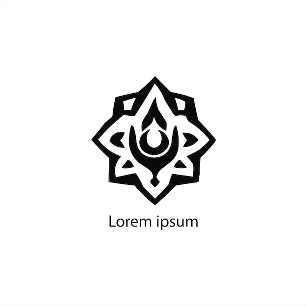 un diseño de logotipo de yoga